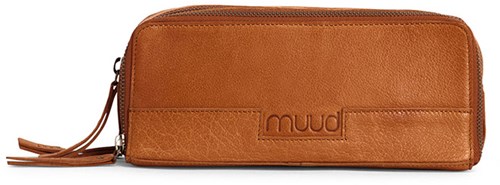 MUUD Harmony Whiskey - Handmade leather craft bag Whiskey - 9x22cm