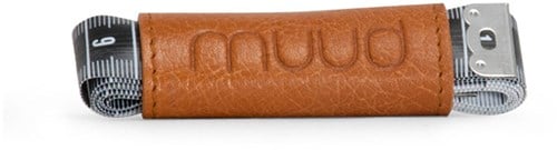 MUUD Enya Whiskey - Handmade leather case for measuring tape 6.5x3cm