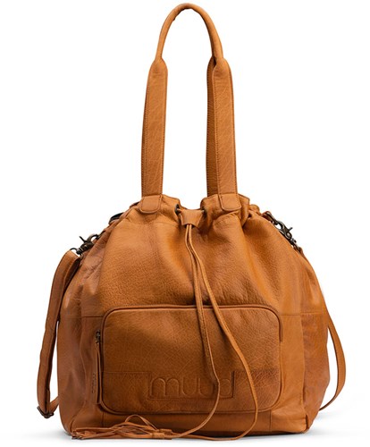 MUUD Libby Whiskey - Handmade leather bag for various projects 40x20cm