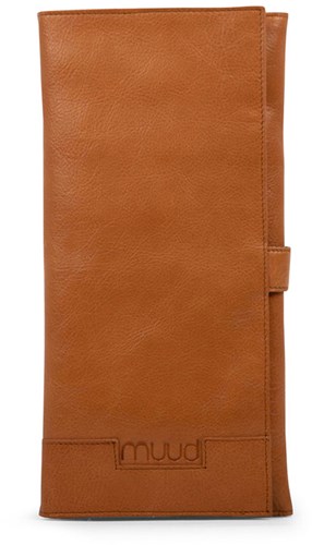 MUUD Lucy Whiskey - Handmade leather case for knitting needles 30xO43xC15cm