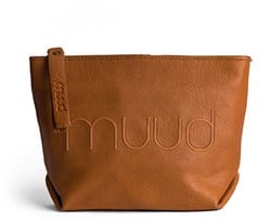 MUUD Laura. Handmade leather make-up bag 15x22x 18cm