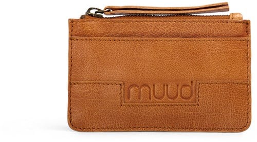 MUUD Dallas Whiskey - Handmade leather wallet 8x13cm
