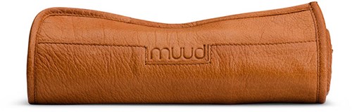 MUUD Bea Whiskey - Handmade leather case for knitting needles O25xO49OxØC10cm
