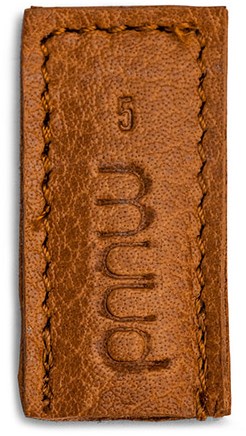 MUUD Chris Whiskey - Handmade leather point protectors for knitting needles