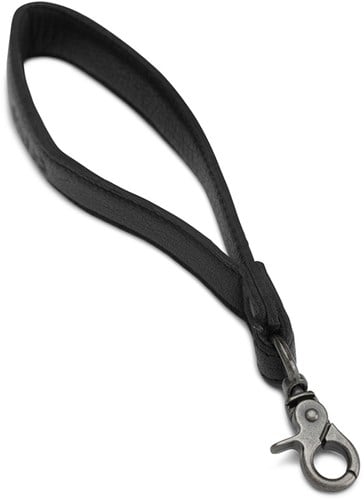 MUUD Cami XL Black - Handmade leather bags handle 21 x 2.2 cm