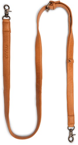 MUUD Caia Whiskey - Handmade leather bags handle 127-150 x 2 cm