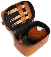 MUUD Lexi Mini Whiskey - Handmade leather mini bag for various projects 18x11x11cm-2