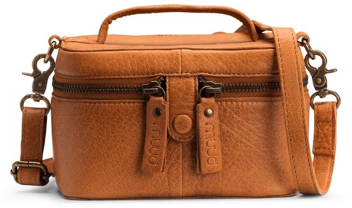 MUUD Lexi Mini Whiskey - Handmade leather mini bag for various projects 18x11x11cm