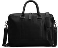 MUUD Drea - Black Handmade leather laptop bag
