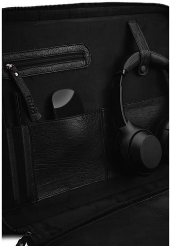 MUUD Drea - Whiskey Handgemaakt leren laptoptas