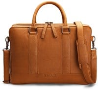 MUUD Drea - Whiskey Handmade leather laptop bag