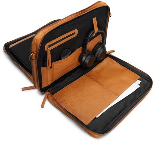 MUUD Drea - Whiskey Handmade leather laptop bag-3