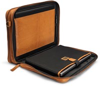 MUUD Drea - Whiskey Handgemaakt leren laptoptas