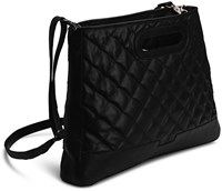 MUUD Darcia - Black Handmade leather shopping bag 44 x 36 cm-2