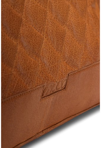 MUUD Darcia - Whiskey Handgemaakt leren boodschappentas 44 x 36 cm