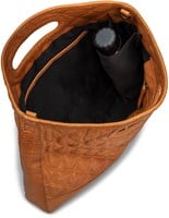 MUUD Darcia - Whiskey Handmade leather shopping bag 44 x 36 cm-3