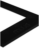 MUUD Dana - Black Handmade leather knitting gauge 16 x 14 cm-2
