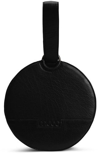 MUUD Demi - Black Handmade leather fanny pack 20cm