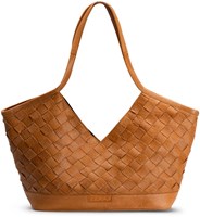 MUUD Dosy - Whiskey Handmade leather handbag 29 x 43 cm