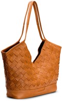 MUUD Dosy - Whiskey Handmade leather handbag 29 x 43 cm-2