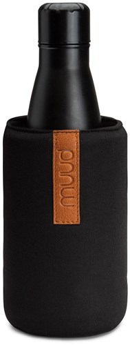 MUUD Daris - Whiskey Handmade leather bottle holder 18 x 10 cm-2