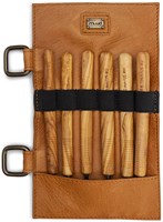 MUUD Carita E - Whiskey Handmade leather case small 21 x 12 cm-2