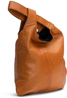 MUUD Dzana - Whiskey Handmade leather handbag 27 x 26 cm-2