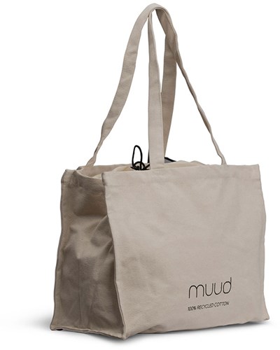 MUUD Carrier bag made of 100% recycled cotton 42x38cm