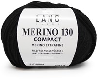 Lang Yarns Merino 130 Compact 04 Black