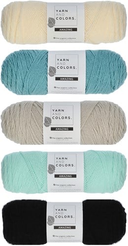 Dream Blanket 6.0 CAL Crochet Kit 04 Glass - Birch - Jade Gravel-2