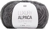 Rico Luxury Alpaca Superfine Aran 4 Medium Grey