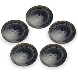 PPY Knopen Mathoorn-Effect Set 5 Stuks 2057 Grijs