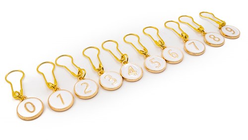 PPY Stitch Markers Numbers 0-9 - Set of 10-2