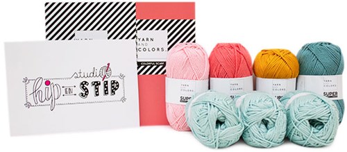 Yarn and Colors Colorful Scarf Crochet Kit 2
