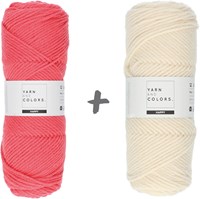 Dream Blanket 4.0 KAL Knitting Kit 7 Pink Sand & Cream