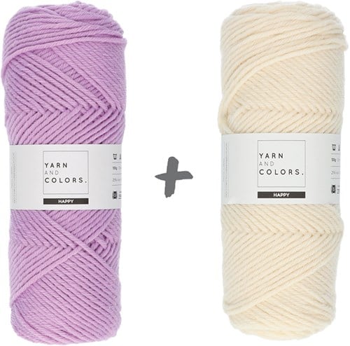 Dream Blanket 4.0 KAL Knitting Kit 9 Orchid & Cream
