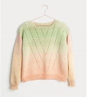 Knitting Pattern Creative Cotton Dégradé Lucky 8 Sweater-3