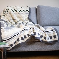 Dream Blanket 6.0 CAL Crochet Kit 03 Graphite - Birch - Shark Grey