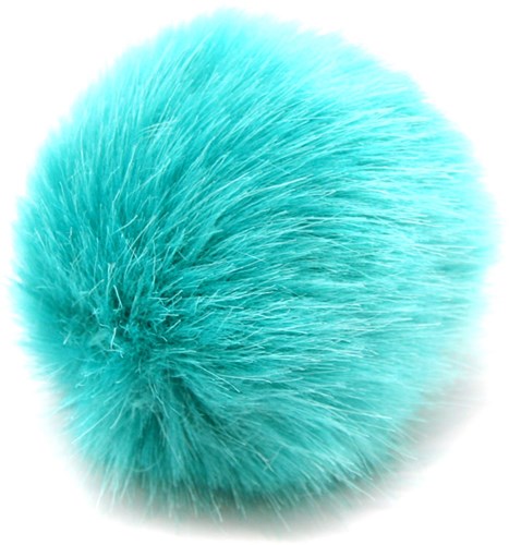 Rico Fake Fur Pompon Medium 10 Petrol