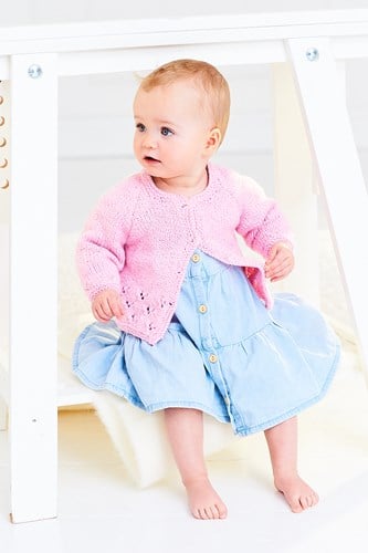 Knitting pattern Stylecraft Baby Sparkle Cardigans
