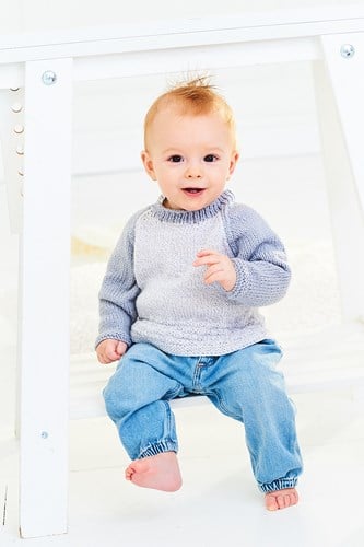 Knitting pattern Stylecraft Baby Sparkle Sweaters-2