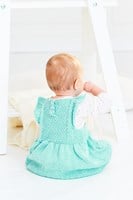 Knitting pattern Stylecraft Baby Sparkle Dresses-3