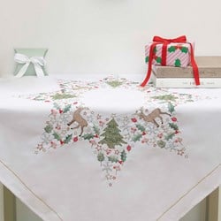 Rico Star Wreath Tablecloth Embroidery Kit