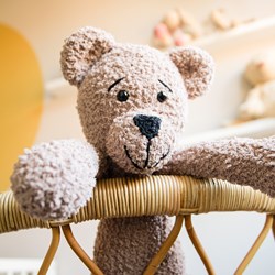 Furry Teddy Bear Crochet Kit