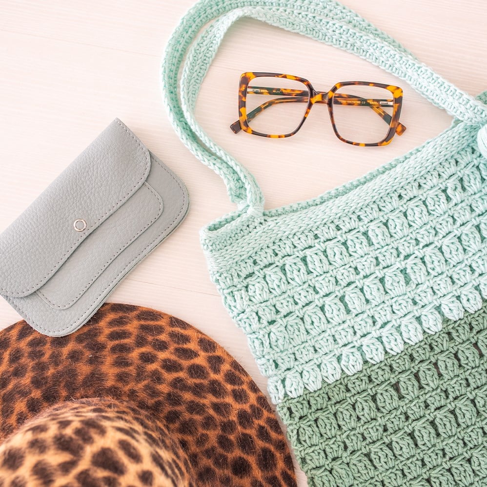 Crochet Pattern Happy Handmade Bag 