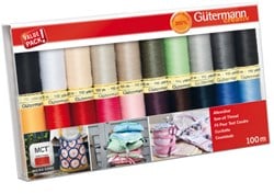 Gütermann Sewing Thread Set Sew All Thread Colorful - 10 spools 