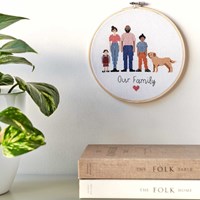 Rico Figurico Family Embroidery Kit