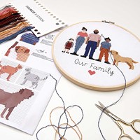 Rico Figurico Family Embroidery Kit-3