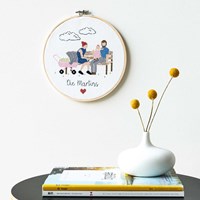 Rico Figurico Young Family Embroidery Kit
