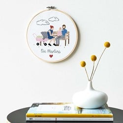 Rico Figurico Young Family Embroidery Kit